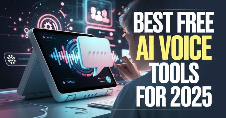 Best AI Voice Generator Free Tool: 2025 के बेहतरीन मुफ्त AI वॉयस टूल्स