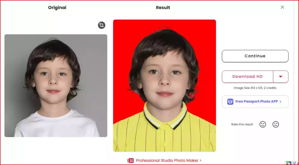 Cutout Pro Free Passport Photo Maker AI: 1 क्लिक में पासपोर्ट फोटो