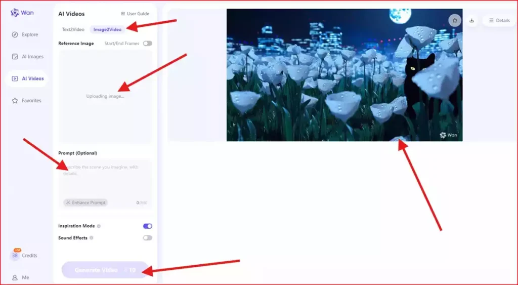 Wan 2.1 AI Video Generator: Free AI इमेज और वीडियो बनायें