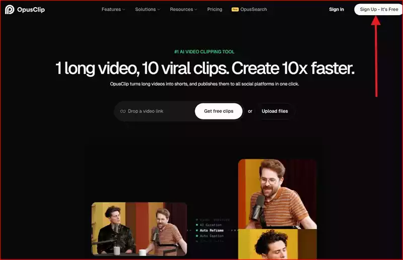 How to Use Opus Clip AI: 1स्टेप में फ्री वीडियो क्लिप बनायें
