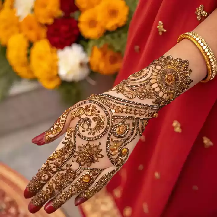 AI से मेहंदी डिज़ाइन बनाने के लिए बेस्ट प्रॉम्प्ट्स