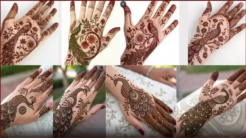 AI Peacock Mehndi Design: मोर डिजाइंस हमेशा से दुल्हनों की पसंद