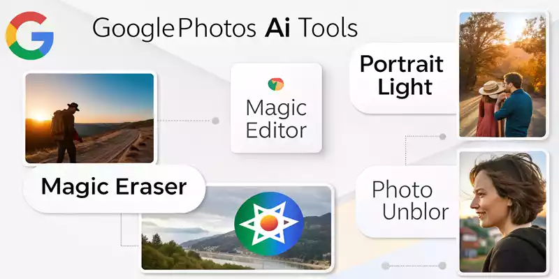 Google Photos AI टूल्स फ्री में कैसे यूज करें: Magic Eraser, Magic Editor