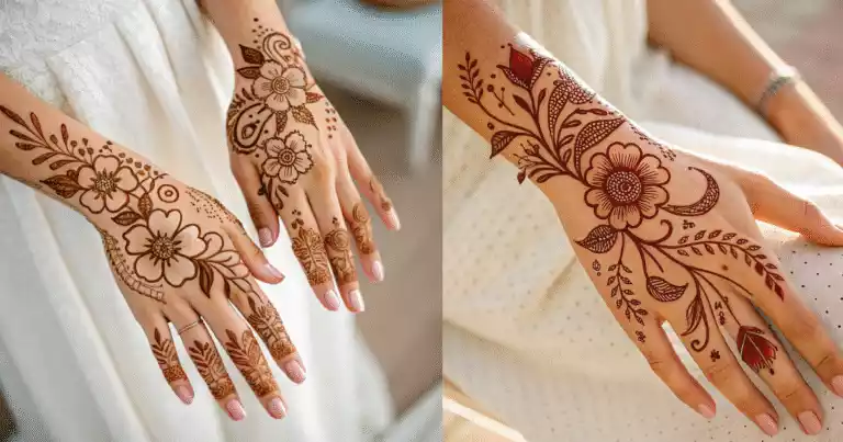 Simple ai mehndi designs