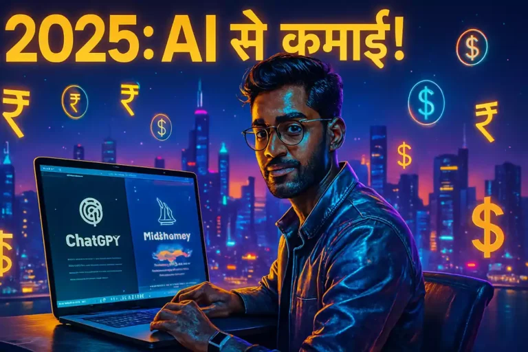 AI टूल्स से ऑनलाइन कमाई कैसे करें: 5 आसान तरीके से बरसेगा पैसा