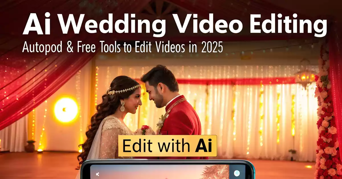 शादी का वीडियो AI से कैसे एडिट करें: 3D AI Wedding Video Editing Online