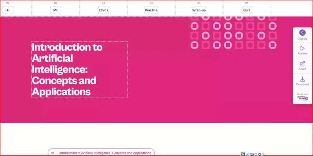 learning studio ai next generation
