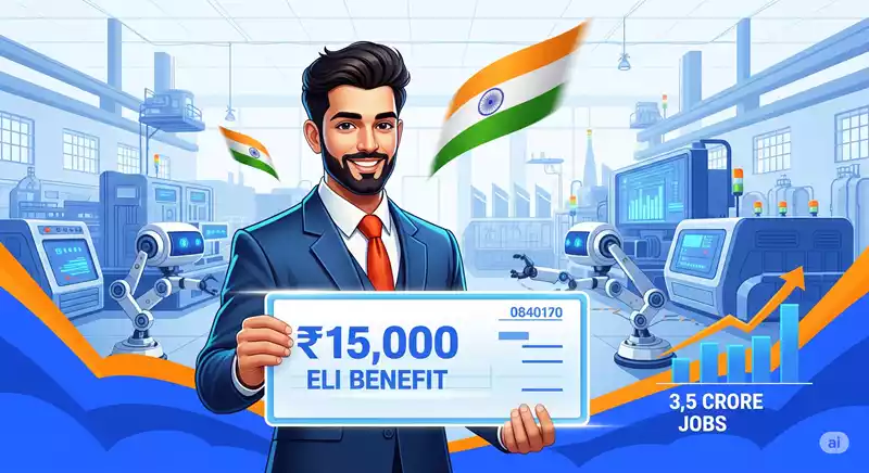 ELI रोज़गार प्रोत्साहन योजना: ₹15,000 तक की सहायता, जानें आवेदन प्रक्रिया