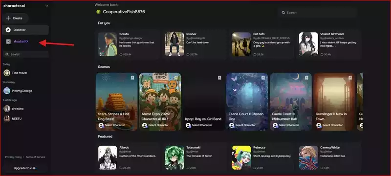 How to create character ai talking video online free