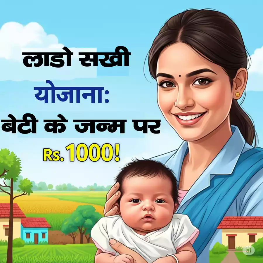 लाडो सखी योजना हरियाणा 2025: बेटी के जन्म पर ₹1000 प्रोत्साहन राशि, जानें किसे मिलेगा लाभ और कैसे?