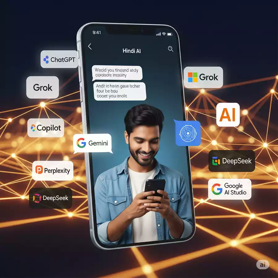 हिंदी में एआई से सवाल पूछने के लिए बेस्ट टूल्स