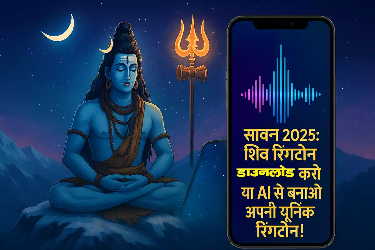 AI से बनाएं अपनी मनपसंद शिव रिंगटोन: सावन स्पेशल फ्री AI DJ रिंगटोन जनरेटर