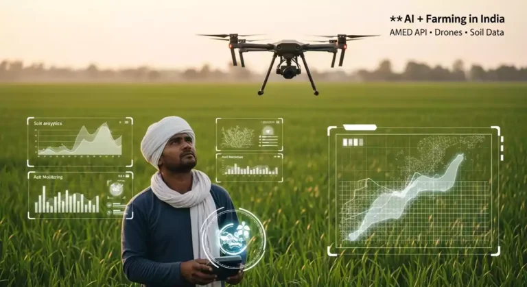 कृत्रिम बुद्धिमत्ता AI भारत में खेती को बना रही है स्मार्ट: नई तकनीकों का दौर शुरू