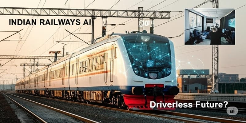 Indian Railways AI: बिना ड्राइवर के दौड़ेगी ट्रेन, रेलवे ने शुरू की तैयारी