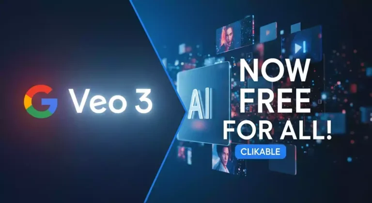 Google Veo 3 Free Access अब सभी यूजर्स को मिलेगा फ्री एक्सेस, ₹1950 वाला प्लान हुआ मुफ्त?