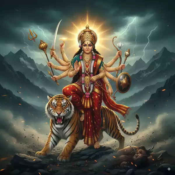 Ai durga image prompt free