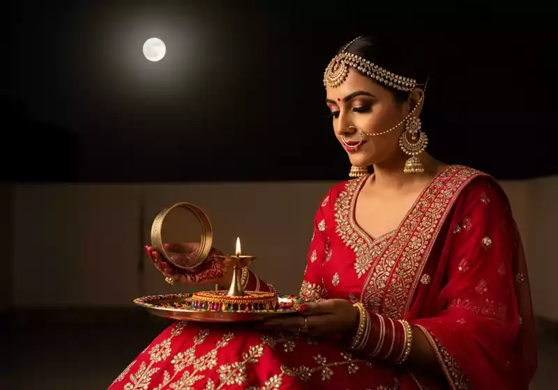 Karwa Chauth AI Image Prompt for Couple: 10 Trendy Prompts