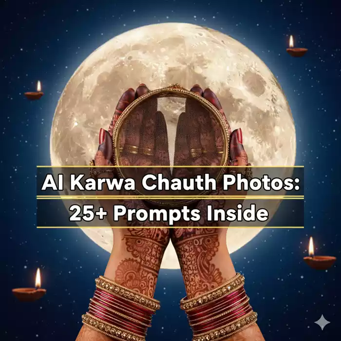 Karwa Chauth 2025: AI से बनाएं सबसे अलग करवा चौथ मेहंदी डिज़ाइन (25+ प्रॉम्प्ट्स!)
