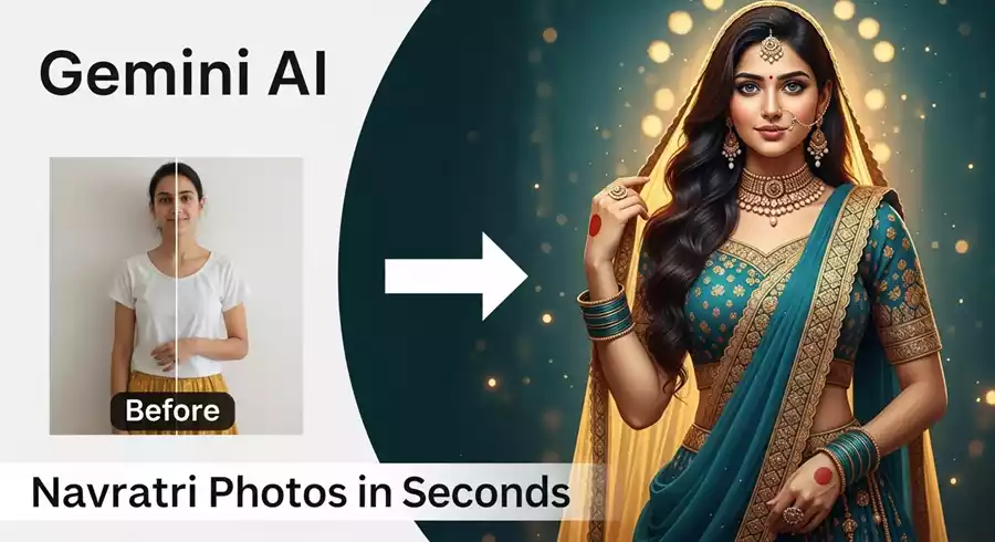 Google Gemini Navratri AI Prompts: AI से बनाएं डांडिया गरबा की शानदार Photos