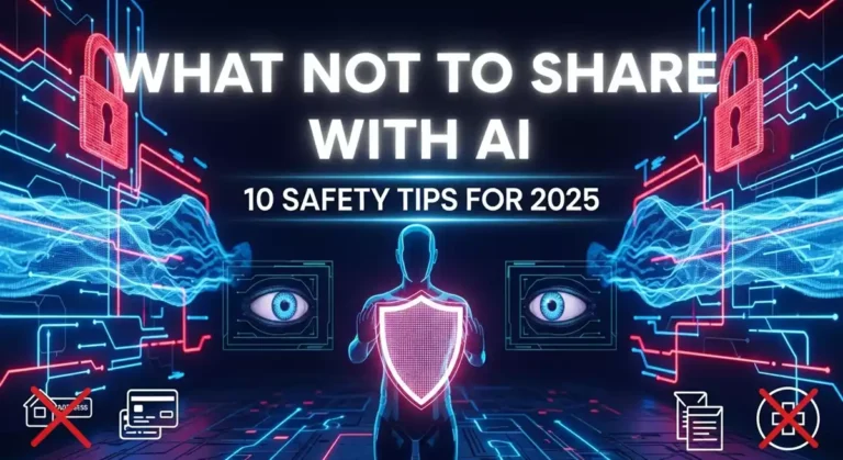AI इस्तेमाल करते समय क्या शेयर करें और क्या नहीं: 10 AI Privacy Tips