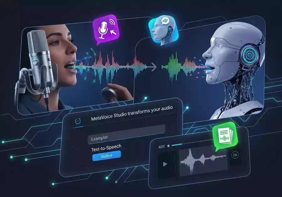 MetaVoice AI: फ़्री में हाई-क्वालिटी वॉइस जनरेट करने का सबसे आसान तरीका