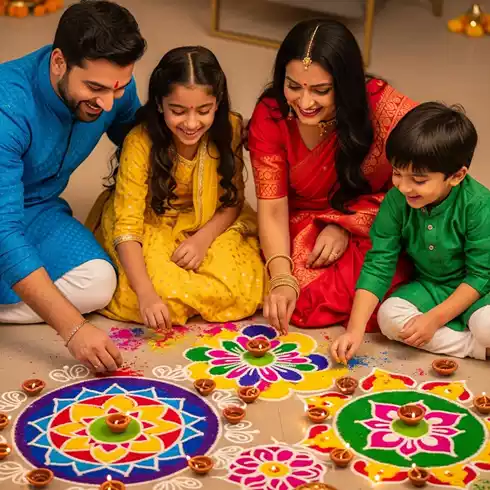 Google Gemini Diwali Prompt: AI से बनाएं दिवाली हैंडराइटन इनवाइट फोटो