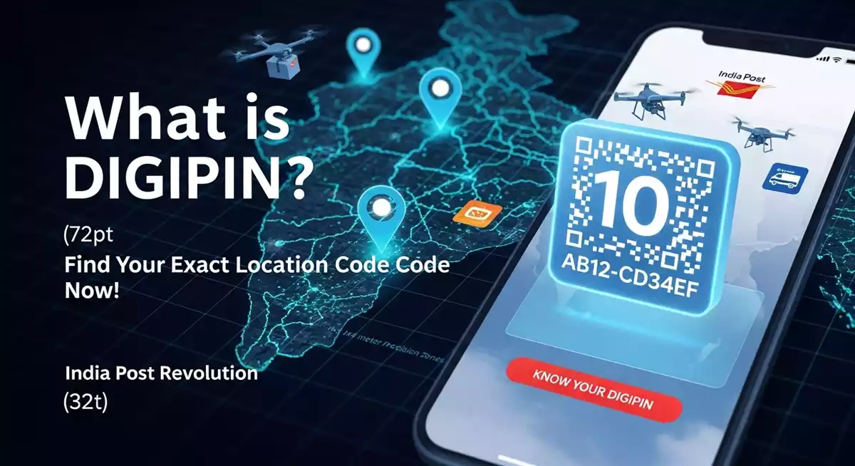 डिजीपिन क्या है? अपनी लोकेशन का DIGIPIN कैसे पता करें - India Post की नई डिजिटल एड्रेस सिस्टम