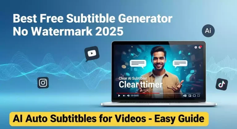 Best Free Subtitle Generator No watermark: AI से वीडियो में ऑटो सबटाइटल कैसे ऐड करें