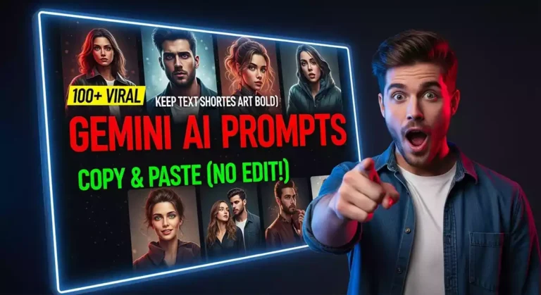 Gemini AI Photo Prompts Copy Paste: बॉयज, गर्ल्स के लिए ट्रेंडिंग आइडियाज