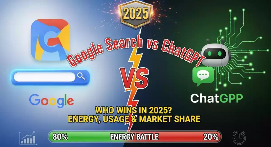 Google Search vs ChatGPT: कौन जीतेगा? एनर्जी, यूजेज और मार्केट शेयर में