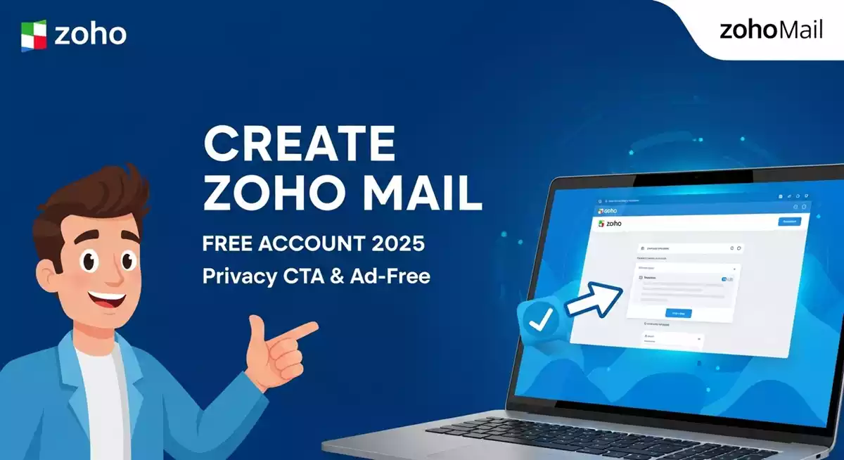 Zoho Mail Account Kaise Banaye: 5 मिनट में स्टेप बाय स्टेप,फ्री Gmail भारतीय विकल्प