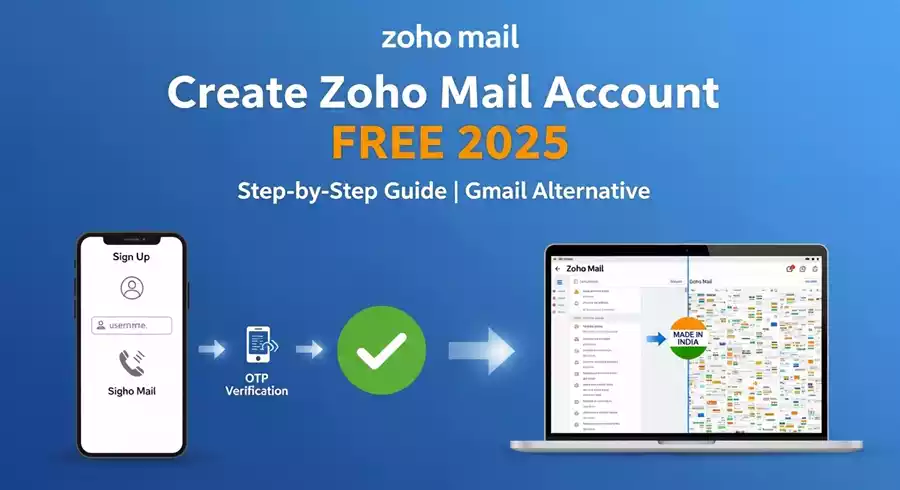 zoho mail create new email account