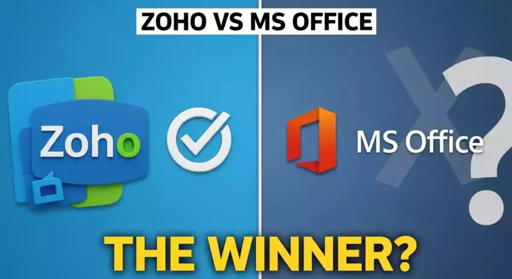 Zoho Office Suite MS Office Alternative: Writer, Sheet, Show सबसे बेहतर