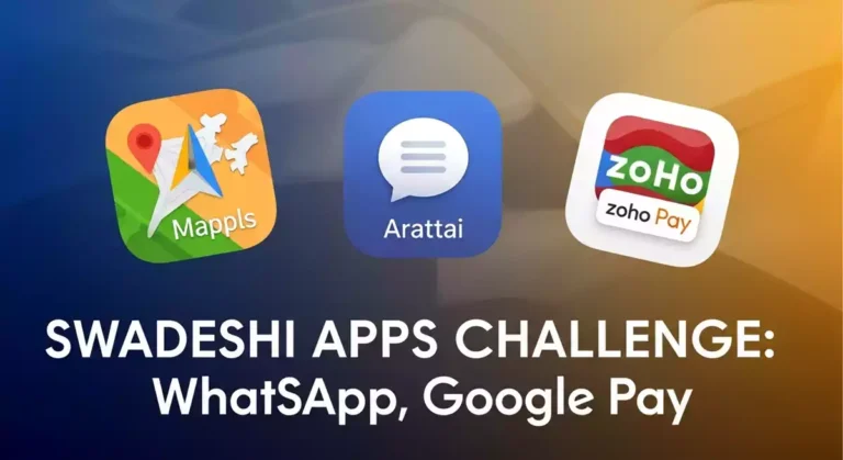 Zoho Pay, MapmyIndia: स्वदेशी ऐप्स का जलवा! WhatsApp, Google Pay मेड इन इंडिया' विकल्प