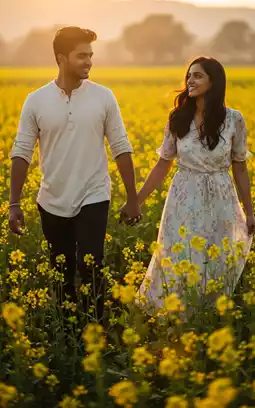 before after ai couple photo