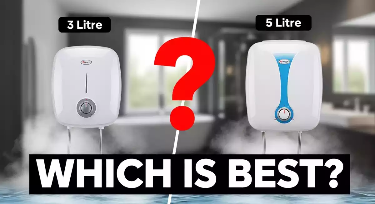 Best Instant Water Heater in India 2025: 3L & 5L Geyser Review & Price