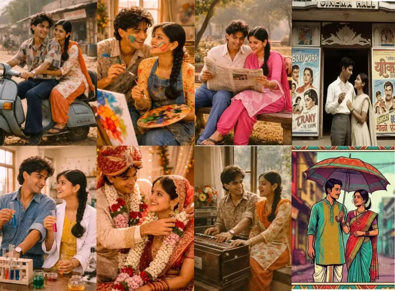 retro style couple ai photo editing prompts