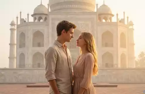 Couple hug prompt for Gemini AI