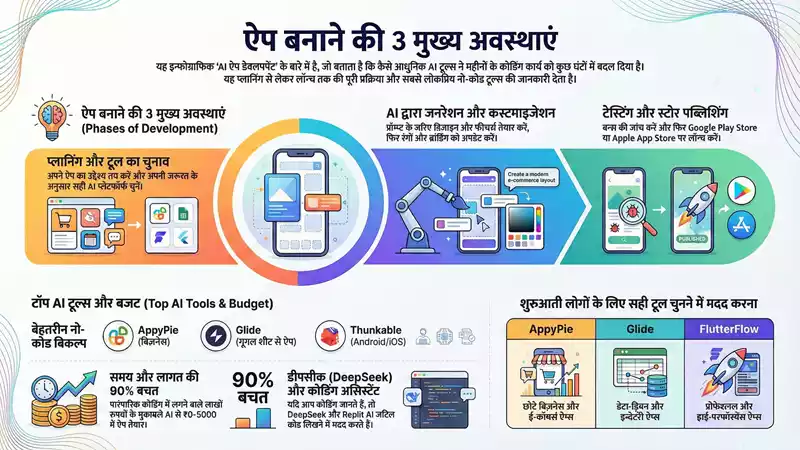 AI Se App Kaise Banaye Free Me In Hindi: बिना Coding 5 मिनट में Mobile App बनायें