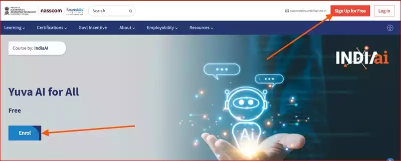 YUVA AI for All Free Course 2026: AI सीखें+ Govt Certificate
