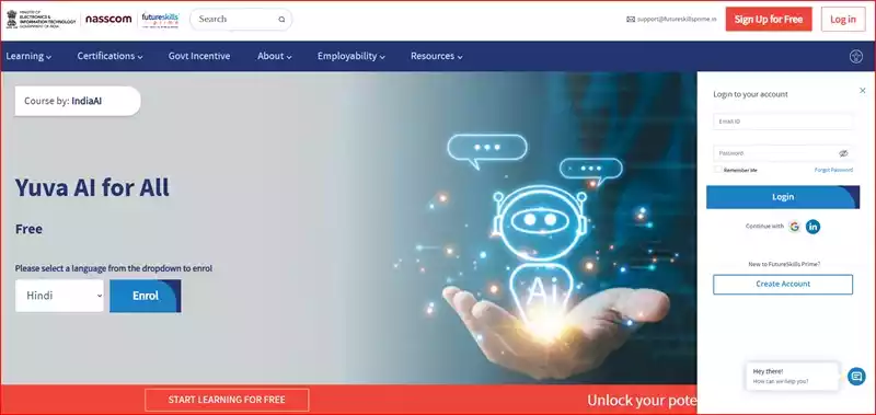 FutureSkills Prime Free AI Courses with Certificate