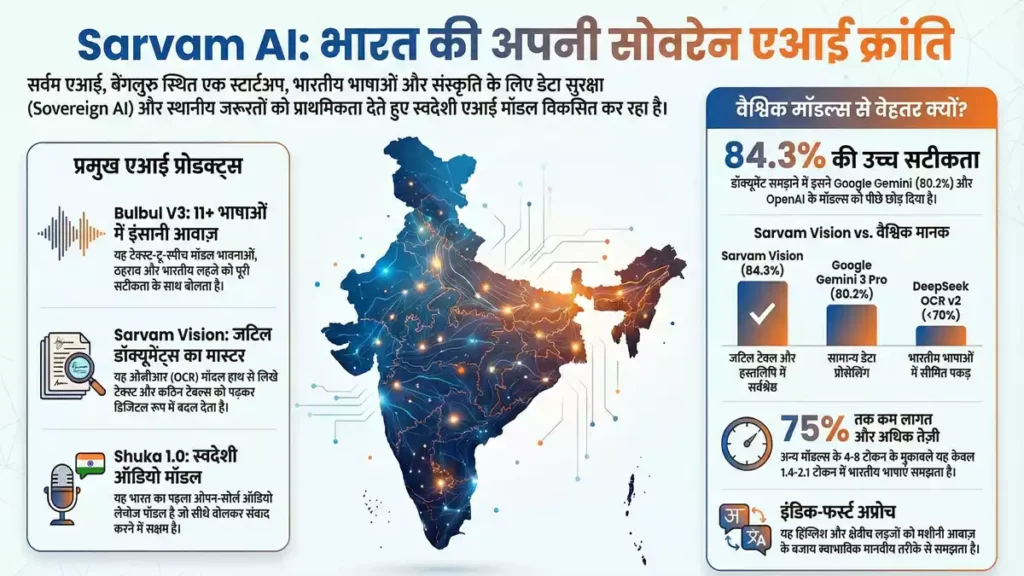 Sarvam AI क्या है? (2026): Founder, Funding, App, API और करियर के अवसर