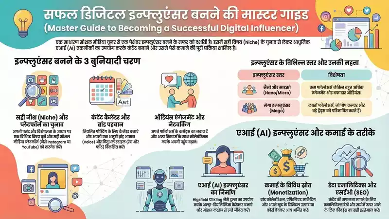 social media influencer kaise bane
