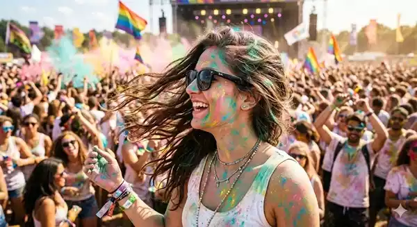 Holi AI Photo Editing Prompt : Google Gemini Free Copy Paste Prompts for Boy Girl