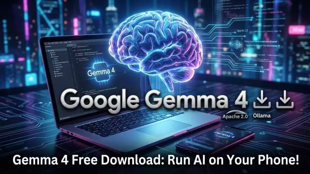 Google Gemma 4 AI Download Free: अब फोन में चलाएं Powerful Open AI Model!