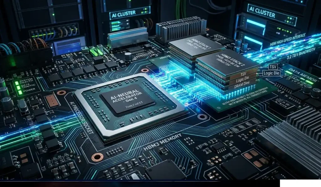 AI High Bandwidth Memory HBM Chip Explained